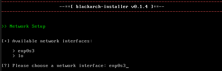 Network interface selection